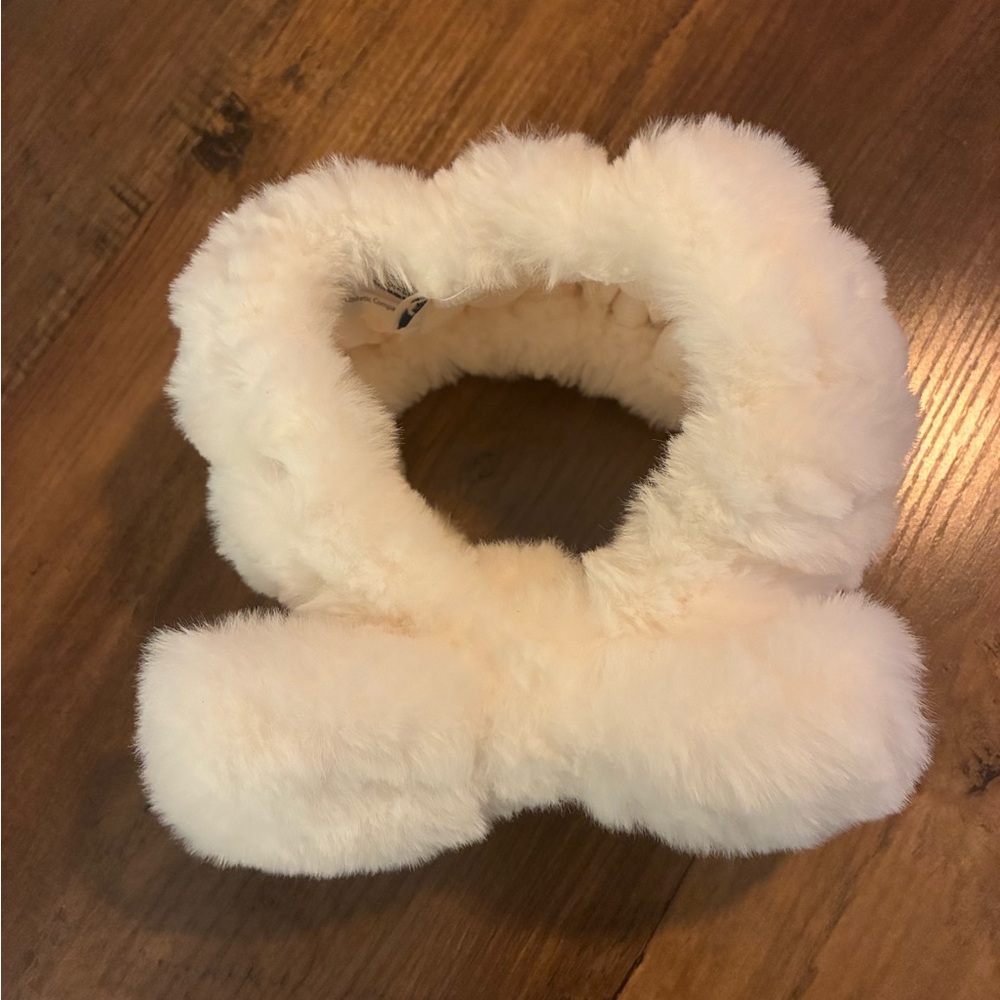 Elegant Cream Faux Fur Earmuffs